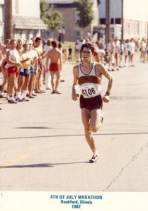 Even though it was 95 degrees, I finished 8th place in 2:44!