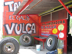 The tire repair shop that save my life!